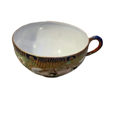 Vintage Japanese Chocolate Cup Geisha Girl Teacup and Saucer Bone China Japan - Picture 11 of 16